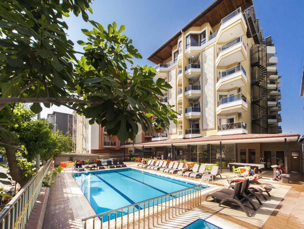 Kleopatra Ada Beach Hotel Alanya Eksteriør billede