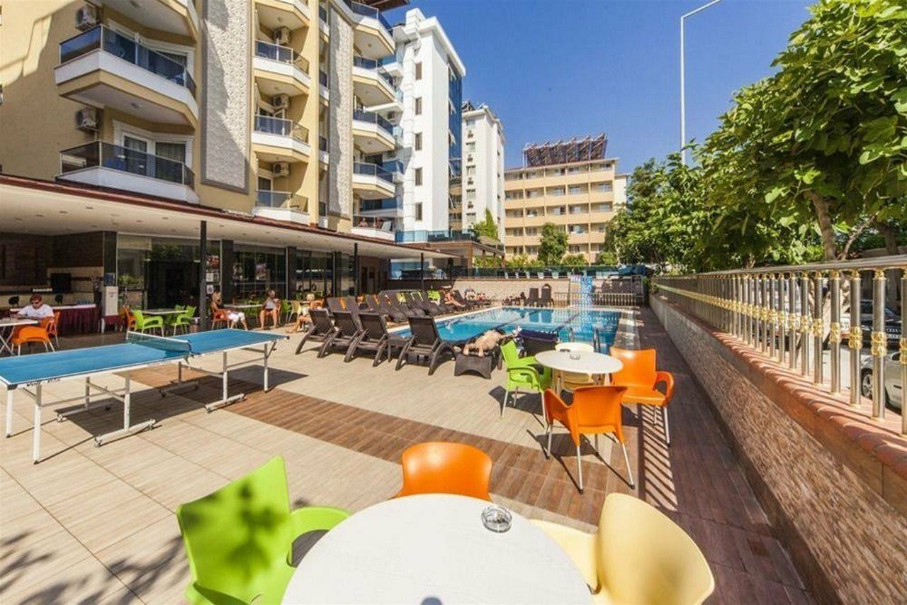 Kleopatra Ada Beach Hotel Alanya Eksteriør billede