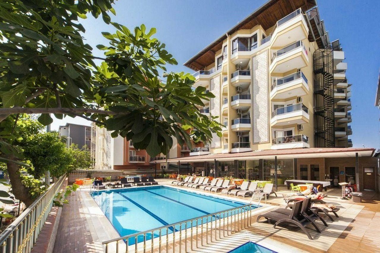 Kleopatra Ada Beach Hotel Alanya Eksteriør billede